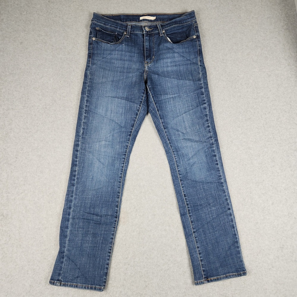 Levi's Classic Straight Jeans Women 10 Blue Denim Medium Wash Stretch Streetwear